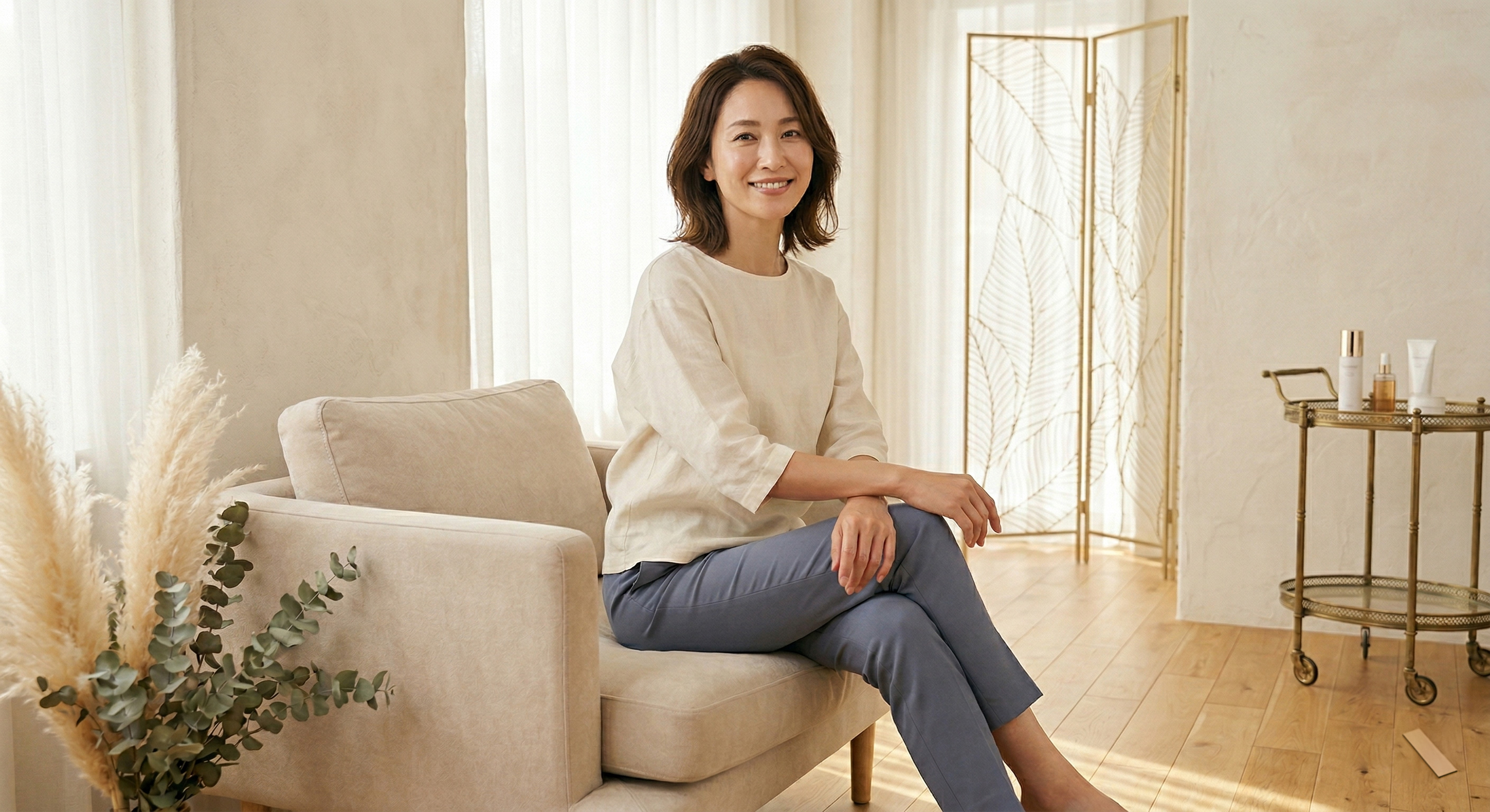 CoolLabo 施術でリラックスする女性