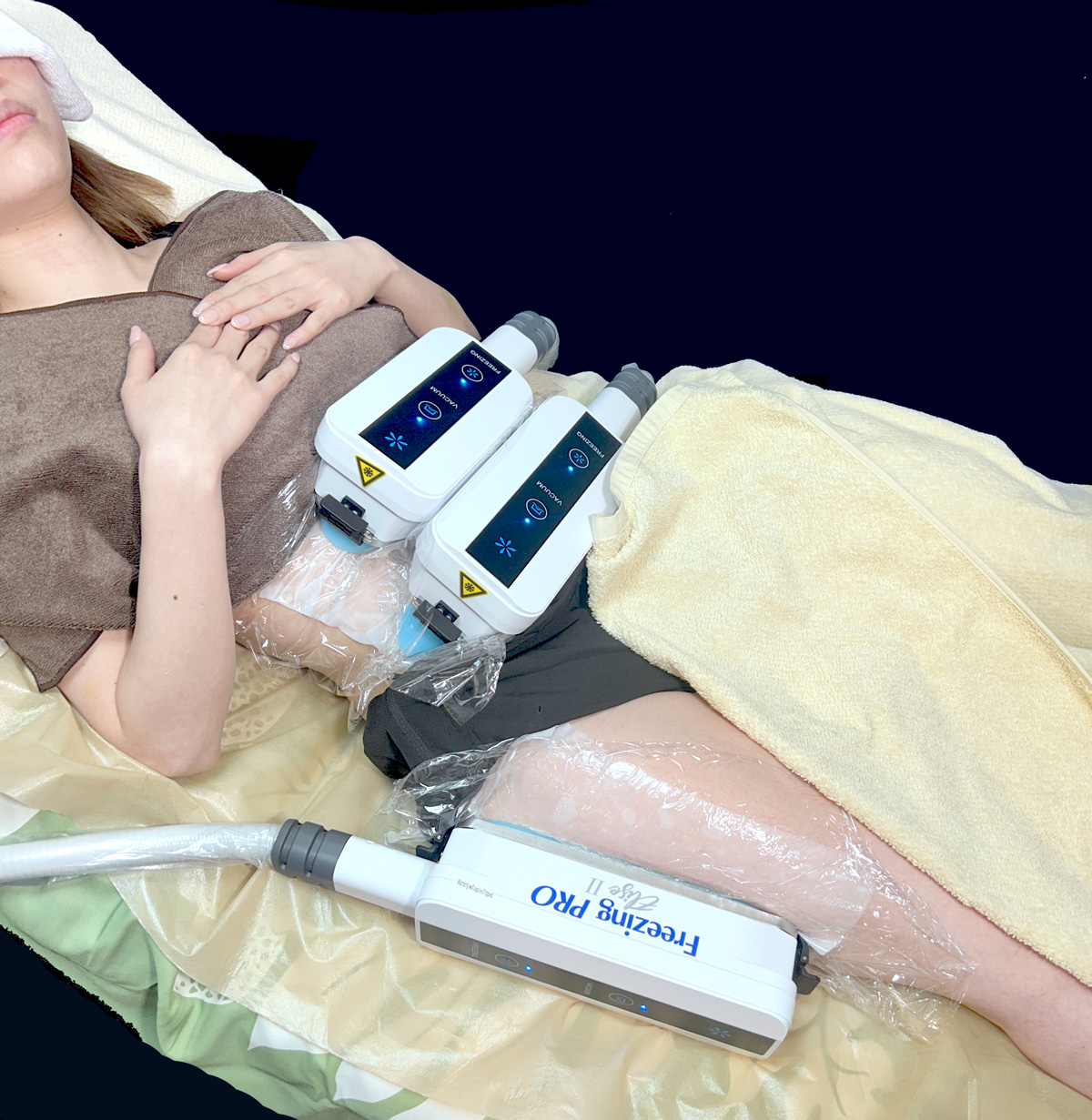 脂肪冷却施術イメージ